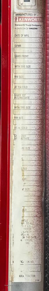 image for item EF2324 1994 Kenworth T660 semi truck