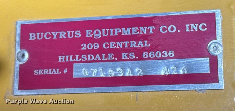 image for item EF2325 Bucyrus Magnum 420SR sod roll harvester 