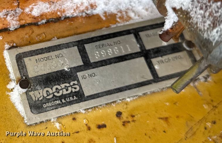 image for item EF2328 Woods BW1800 batwing rotary mower