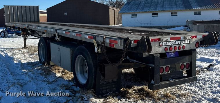 image for item EF2330 1997 Transcraft Eagle W2 flatbed trailer