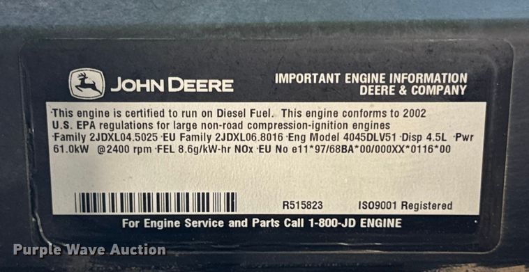 image for item EF2331 John Deere 5420 MFWD tractor