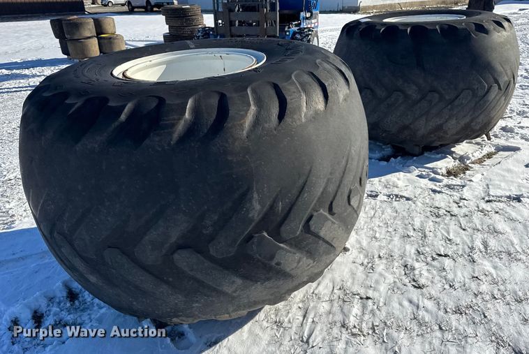 image for item EF2340 (2) Goodyear flotation tires and wheels