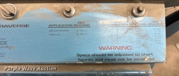 image for item EF2344 Land Pride GR3000 reel and bed knife sharpener