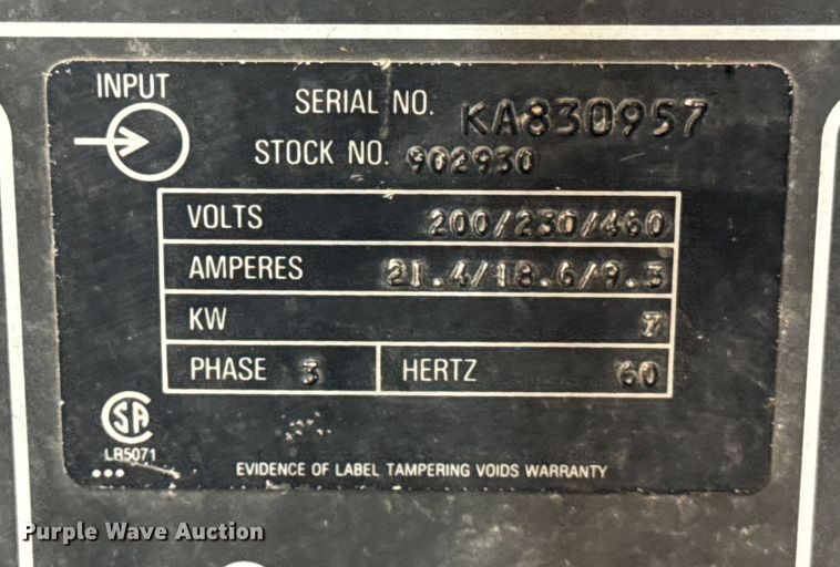 image for item EF2347 Miller CP-200 welder