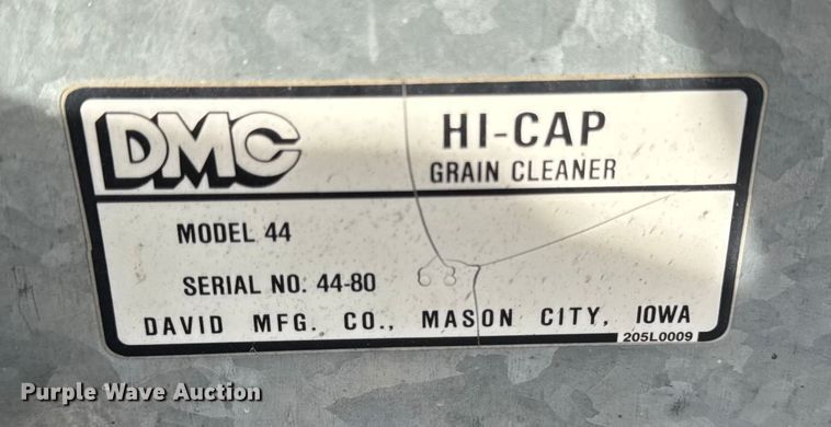 image for item EF2356 DMC 44 Hi Cap grain cleaner