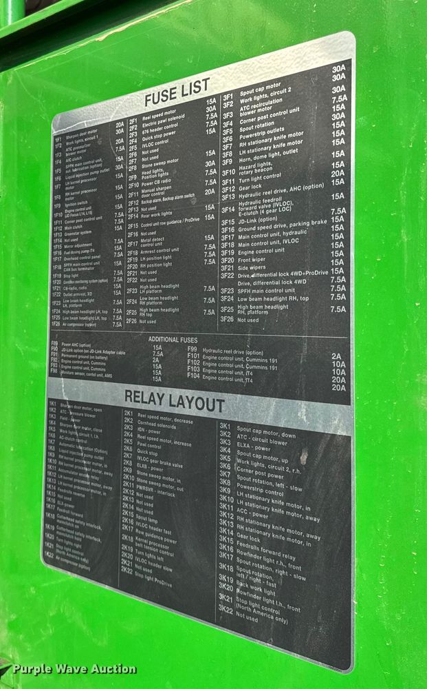 image for item EF2418 2012 John Deere 7550 forage harvester