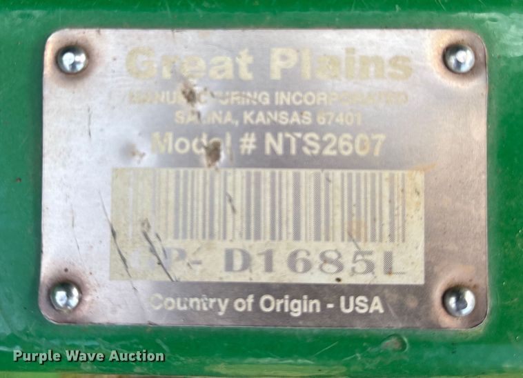 image for item ES8552 2021 Great Plains NTS2607 no-till seeder