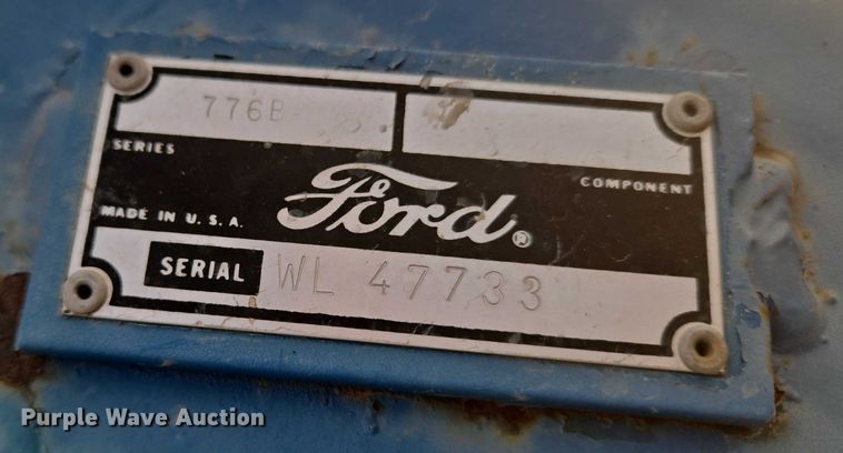 image for item ET1288 1986 Ford 4610 tractor