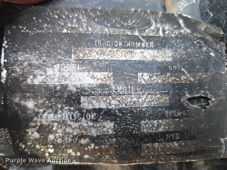 image for item ET1288 1986 Ford 4610 tractor