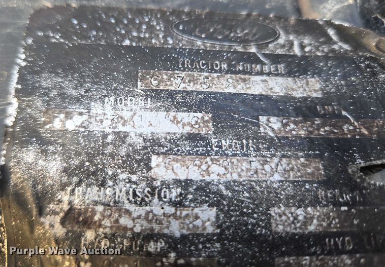 image for item ET1288 1986 Ford 4610 tractor