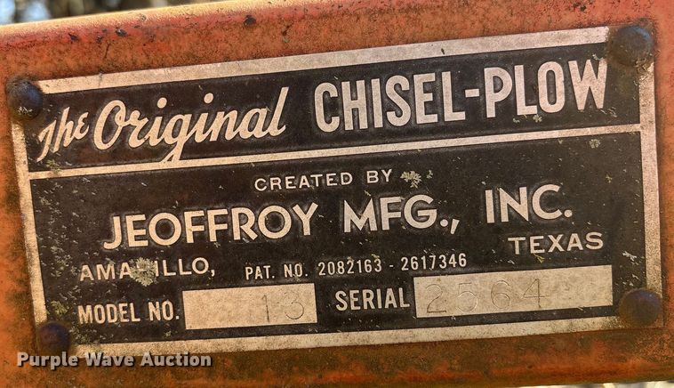 image for item ET1299 Allis-Chalmers 13 chisel