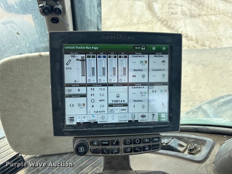 image for item EU4835 2019 John Deere 8245R MFWD tractor