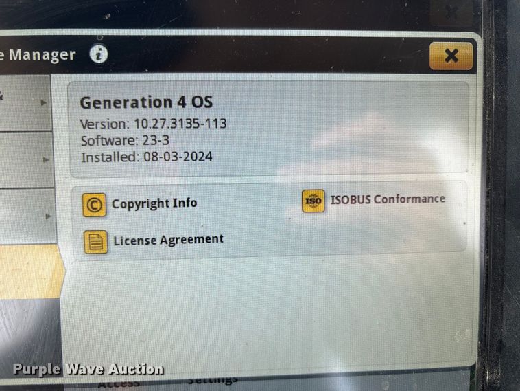 image for item EU4835 2019 John Deere 8245R MFWD tractor