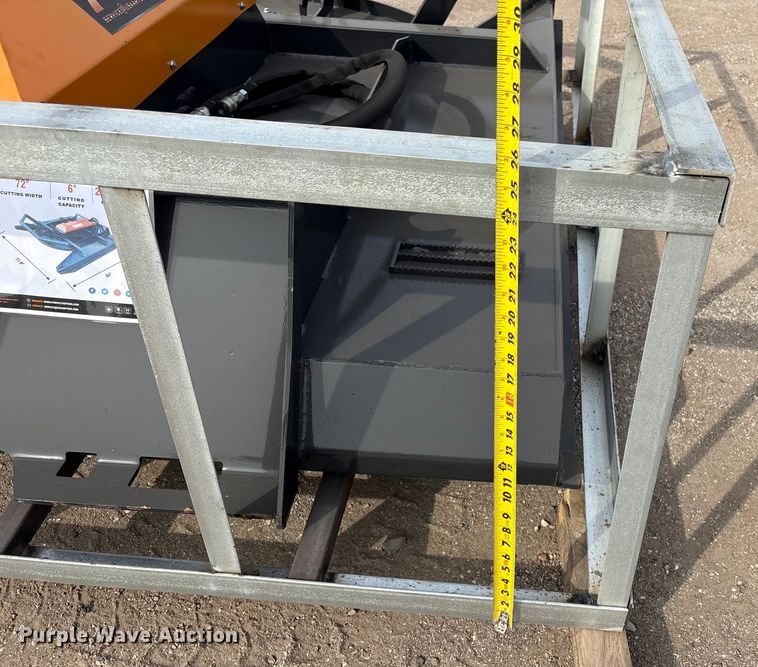 image for item EV2724 Arteer HBDC-72W skid steer brush mower