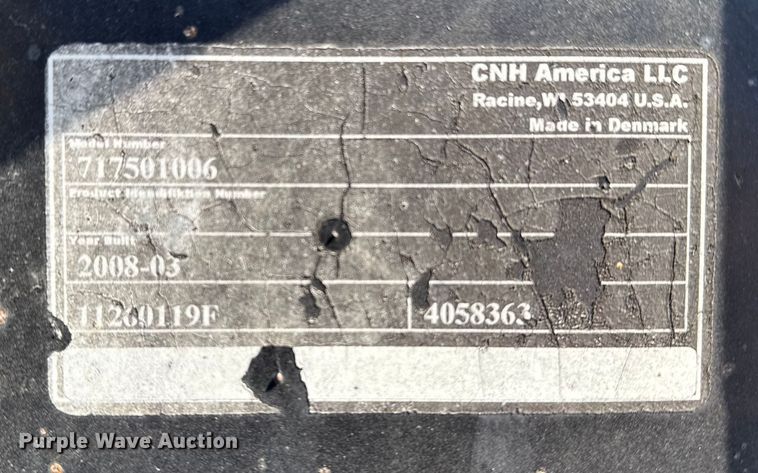 image for item FB0522 2008 CNH 717501006 grapple bucket