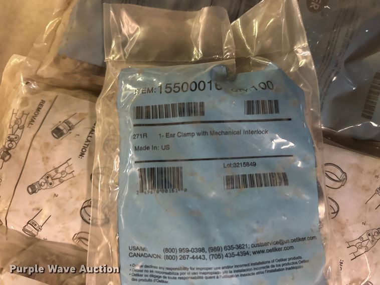 image for item FB0829 (3) boxes of Oetiker clamps