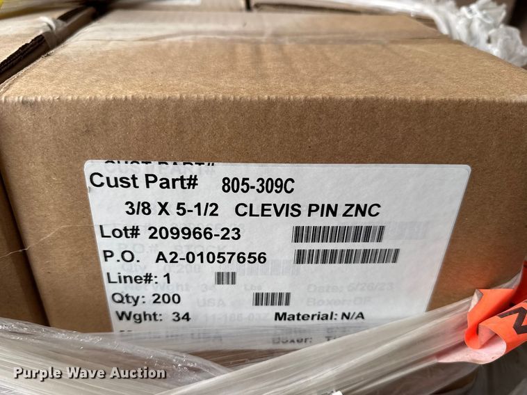 image for item FB0844 Approximately (850) clevis pins