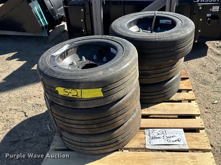 image for item FB0858 (6) 25.5x8-14 tires and wheels