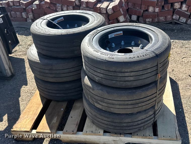 image for item FB0858 (6) 25.5x8-14 tires and wheels