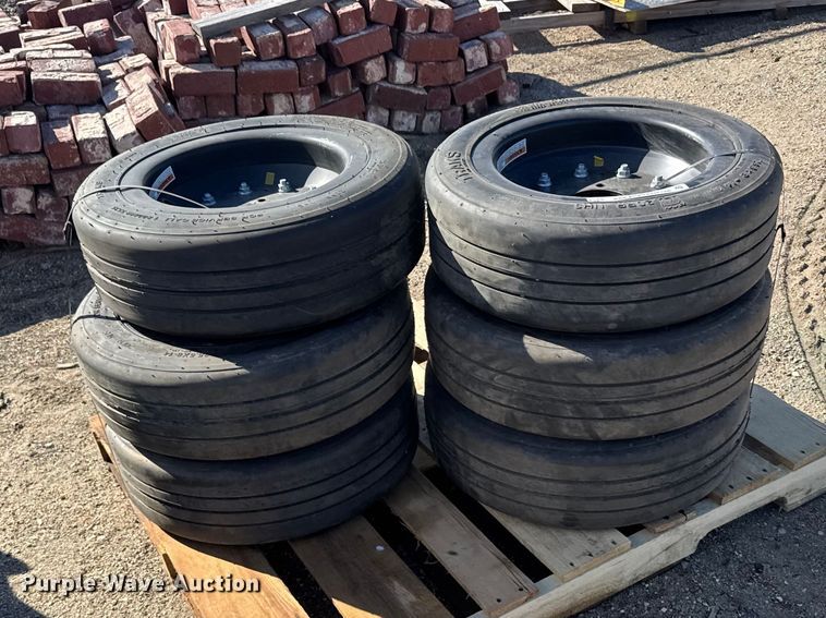 image for item FB0858 (6) 25.5x8-14 tires and wheels