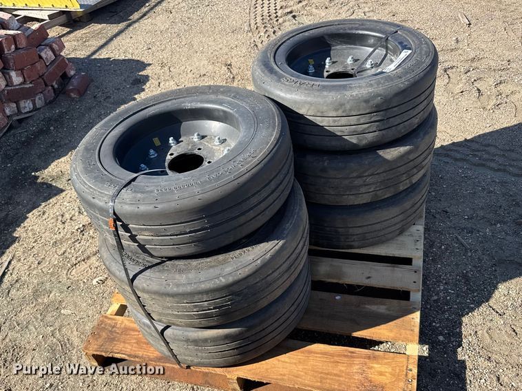 image for item FB0858 (6) 25.5x8-14 tires and wheels