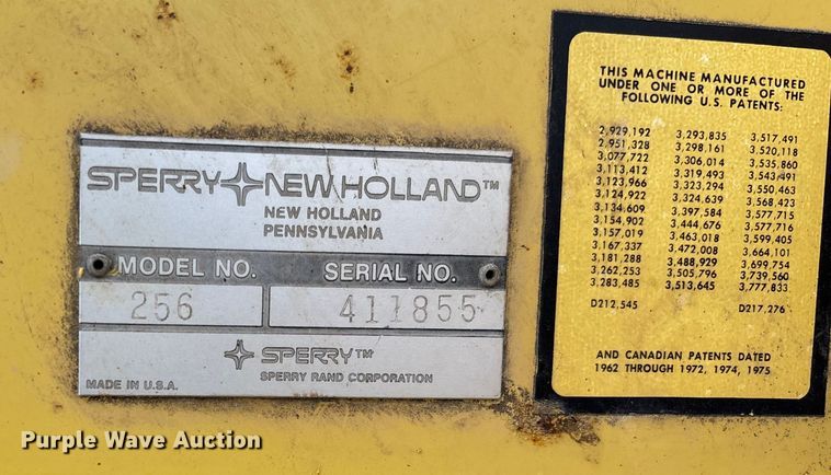 image for item FB3031 New Holland 256 hay rake