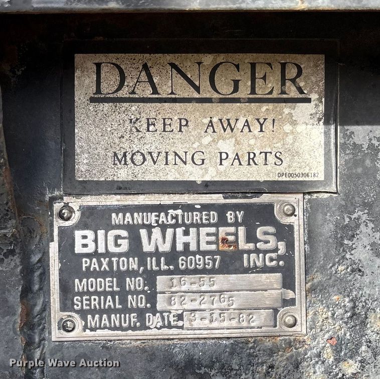 image for item FB3037 1982 GMC Big Wheels liquid manure spreader