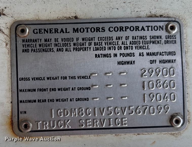 image for item FB3037 1982 GMC Big Wheels liquid manure spreader