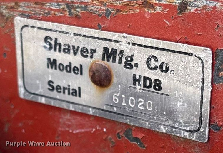 image for item FB3103 Shaver HD8 skid steer post driver