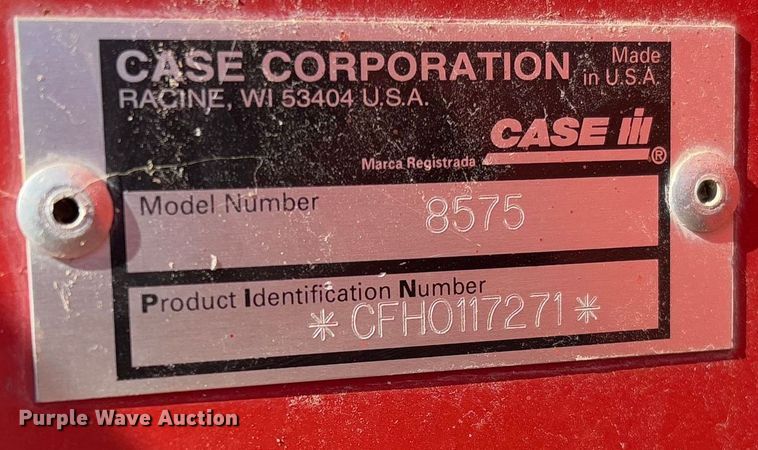 image for item FB3105 1996 Case IH 8575 large square baler
