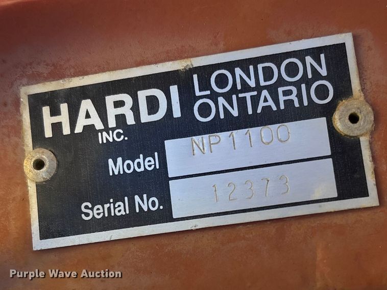 image for item FB3108 Hardi NP1100 sprayer