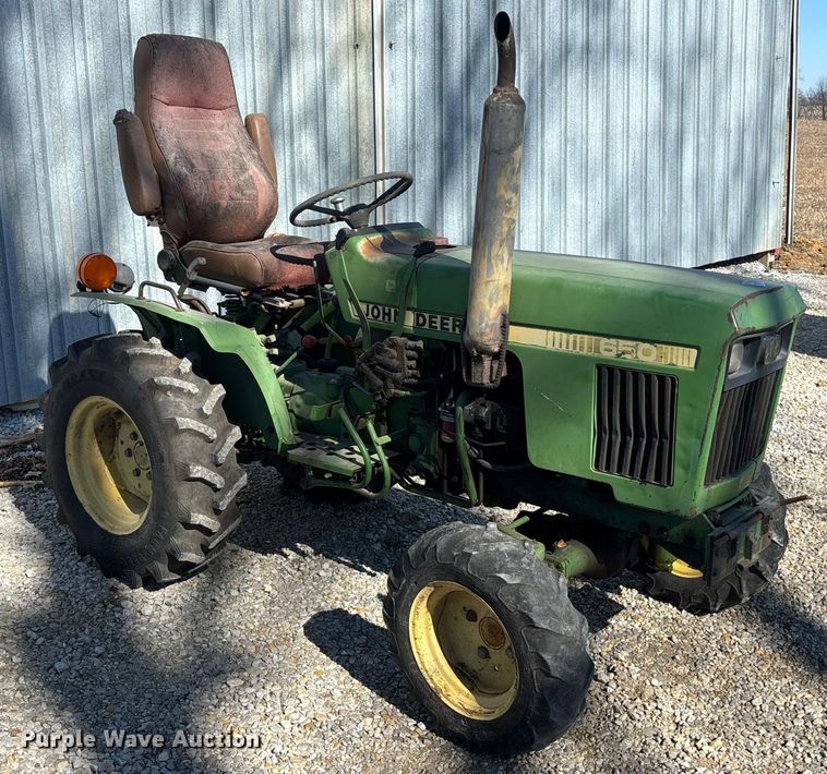 image for item FC1545 John Deere 650 tractor