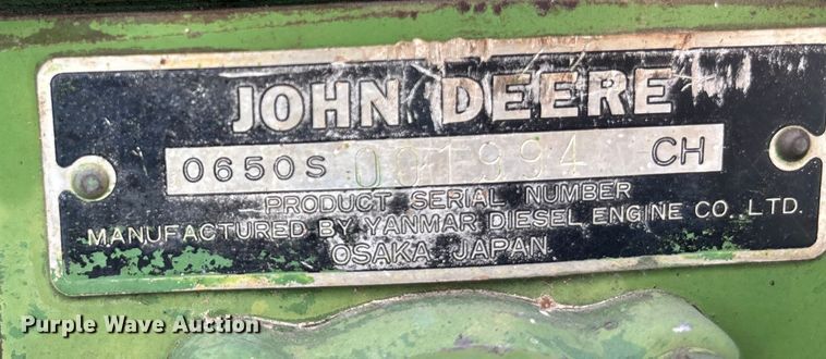 image for item FC1545 John Deere 650 tractor