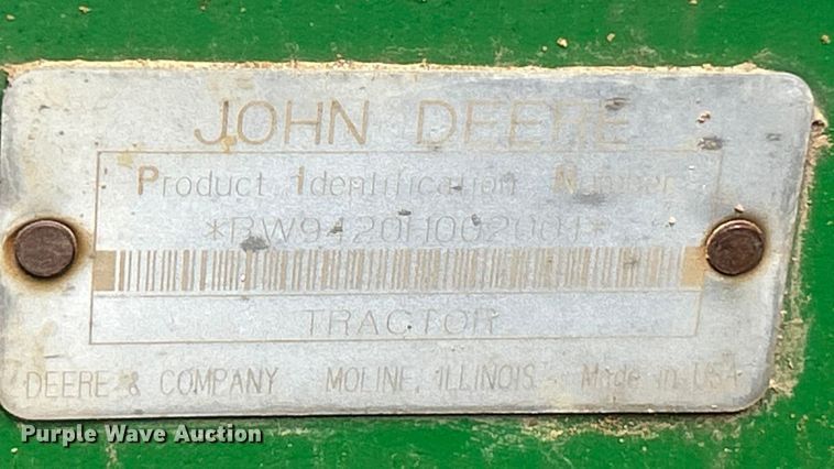 image for item FC5035 2002 John Deere 9420 4WD tractor