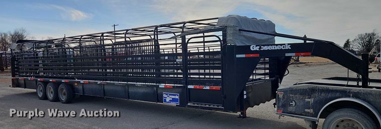 image for item FN5567 2016 Gooseneck Trailer Mfg. Co, Inc. 16-40'x7' A8A1 livestock trailer