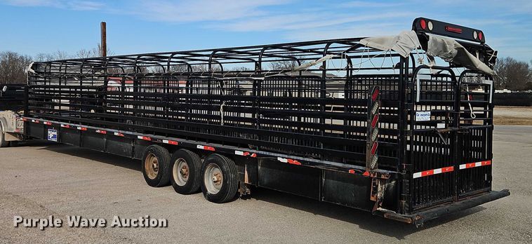 image for item FN5567 2016 Gooseneck Trailer Mfg. Co, Inc. 16-40'x7' A8A1 livestock trailer