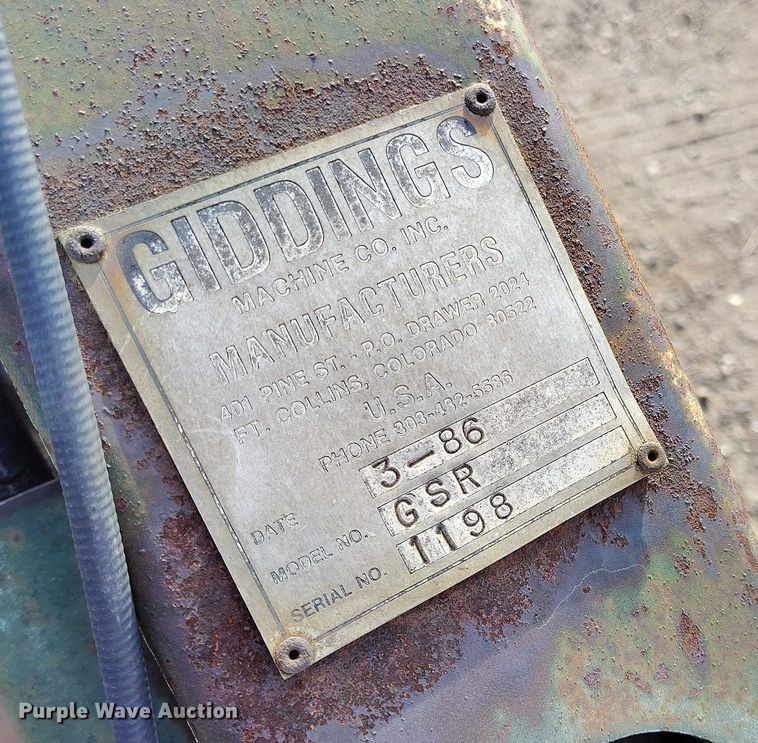 image for item IH9431 1986 Giddings GSR soil probe