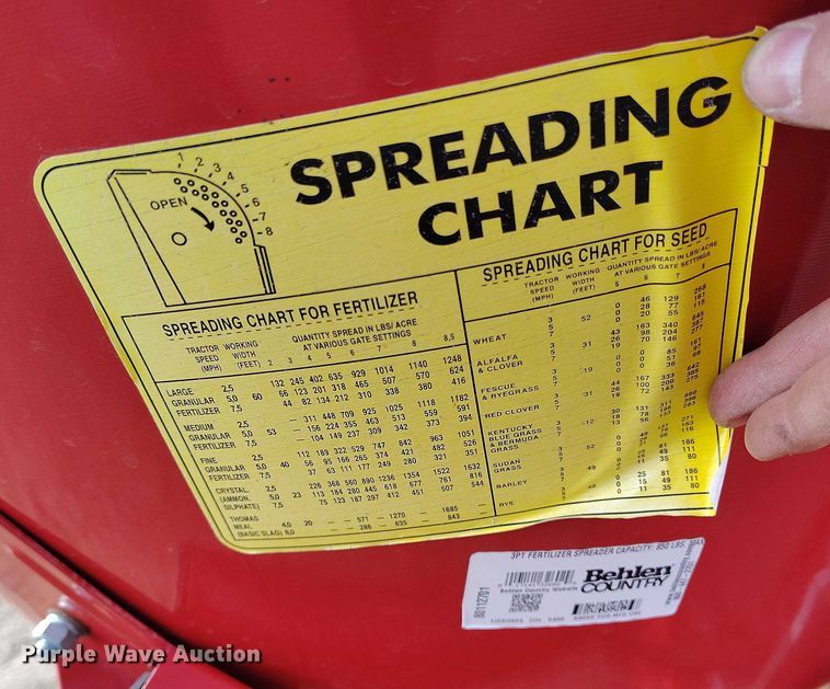 image for item IH9435 2024 Behlen County FS spreader