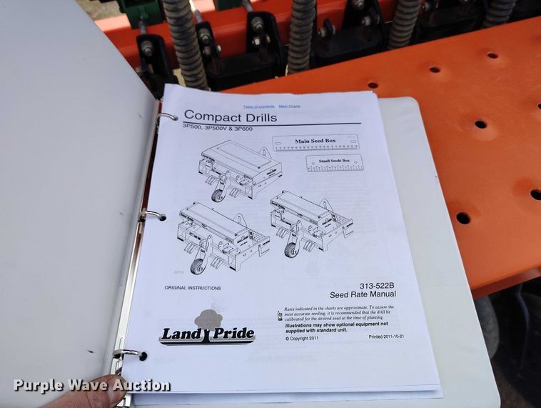image for item IH9437 Land Pride 3P600 grain drill