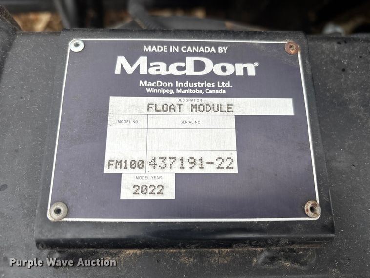 image for item YA2672 2022 MacDon FD140 flex draper head