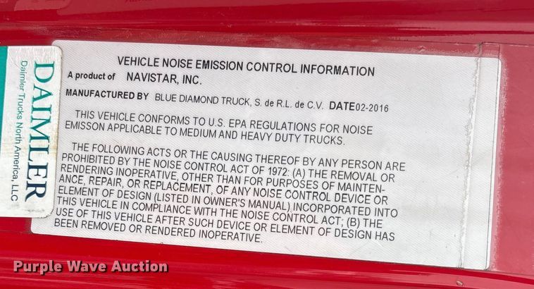 image for item DW7468 2017 International ProStar Plus semi truck