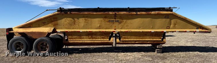 image for item DZ4986 1970 Load King bottom dump trailer