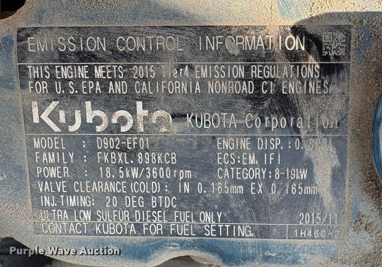 image for item EC8214 2013 Peterbilt 320 flatbed truck