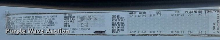 image for item ED2416 2006 Freightliner Business Class M2 fuel / lube truck