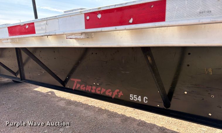 image for item ED5121 2020 Transcraft 554 C flatbed trailer