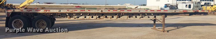 image for item EE1451 1980 Transcraft TL-13 flatbed trailer