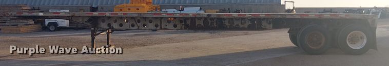 image for item EE1451 1980 Transcraft TL-13 flatbed trailer
