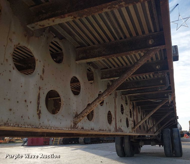 image for item EE1451 1980 Transcraft TL-13 flatbed trailer