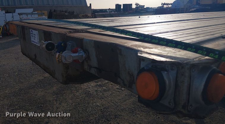 image for item EE1451 1980 Transcraft TL-13 flatbed trailer