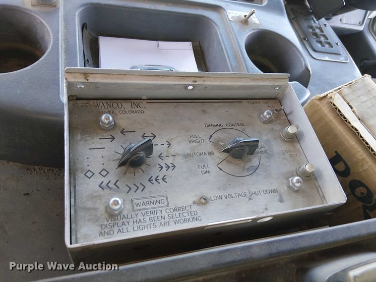 image for item EE5119 2012 Condor American LaFrance  road marking removal truck